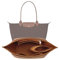 LOUKAYCCI Filz-Organizer-Handtascheneinsatz für Longchamp Le Pliage L, Größe L, Braun