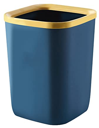 Papelera Cocina Cubo De Basura Pequeña lata de basura, bote de basura, cesta de basura, anillo de basura, capacidad de basura for espacios estrechos, baño, dormitorio, oficina Cubo De Basura Cocina (