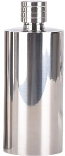 Fituenly Edelstahl-flachmann, 500 Ml, Whisky-flachmann, Vintage-Flasche Aus Metall, Mit Schraubverschluss, Weinflasche Mit Großem Fassungsvermögen