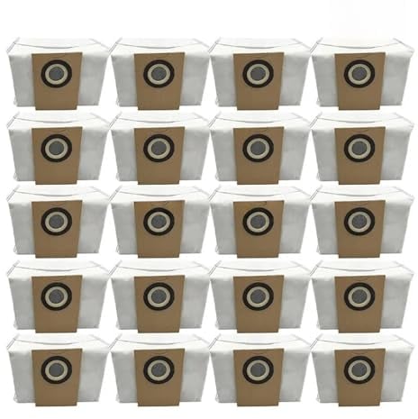 Dust Bag Kits,Filter Dust Garbage Bag,Large Capacity Garbage Bag,Compatible For VIOMI Alpha 2 Pro Robot Vacuum Cleaner Replacement Accessories(20 pcs)
