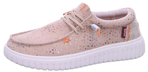 Fusion Leinenschuh Beige in Größe 37