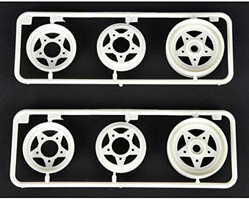 TAMIYA 310555066 - Zubehör: F-Teile Felgen vorne, 58441/452, 3-teilig, 2 Stück