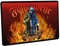 Crealuxe Fussmatte - Feuerwehr - 60x 40cm Fussmatte Bedruckt Türmatte Innenmatte Schmutzmatte Keine Gewalt gegen Retter