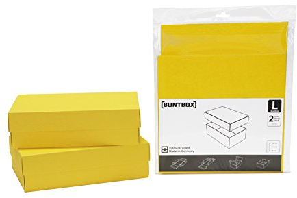 Buntbox 71-22 - Kartonage Set 2-teilig, Größe L, Sonne