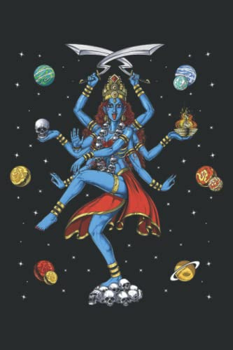 Kali Hindu Goddess Hinduism Deity God Spiritual Zen Yoga: Lined Journal & Diary for Writing & Notes for Girls and Women, Memo Diary Subject Notebooks Planner, 6x9
