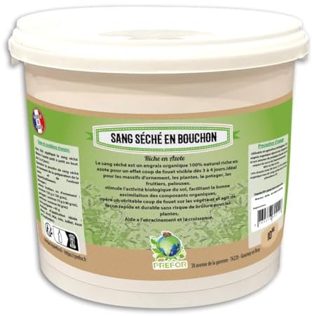 Sang séché en bouchon seau 20L 10kg