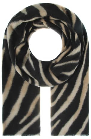 Majea Damenschal Winterschal Strickschal Damen Schal (880040) (schwarz 16)