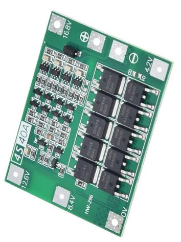 Carte Batterie 4S 40A 18650 avec Carte Batterie D'équilibre pour Remplacement du Module Cellulaire