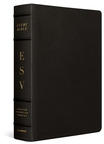 ESV Study Bible, Large Print (Buffalo Leather, Deep Brown): English Standard Version, Deep Brown, Buffalo Leather, Study Bible