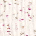 Generisch 50g Katia Sonajero Baby Love - Farbe 207 beige/Rose/Malve - feine Farbtupfer auf weißem Grund