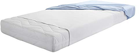 Dormisette Q60 Wasserdichte Querauflage für Matratzen, 90/150 cm, Baumwolle/Reinweiß