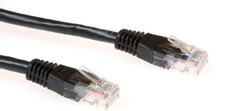 ACT Cat6A U/UTP Black 7.00M.