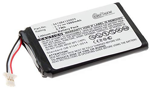 cellePhone Batterie Li-ION Compatible avec Navigon 72 Easy / 72 Plus Live (Remplacement pour GTC39110BL08554)