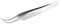 blueINOX Gebogene Zeckenpinzette – Feine Edelstahlpinzette für präzises Arbeiten (11 cm, 30 mm Spitze)