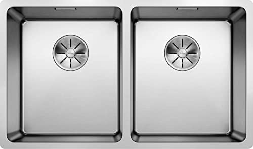 Blanco 522981 Fregadero de cocina de acero inoxidable, 340mm/340mm