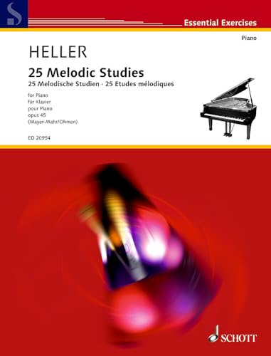 25 Études mélodiques: op. 45. piano.