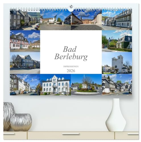 Bad Berleburg Impressionen (hochwertiger Premium Wandkalender 2026 DIN A2 quer), Kunstdruck in Hochglanz: Zwölf eindrucksvolle Bilder der Stadt Bad Berleburg (CALVENDO Orte)