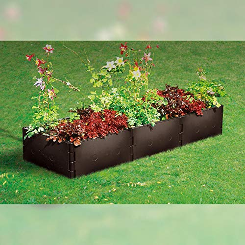 Beckmann BCO Verlängerung für Variables Hochbeet Größe 1 Höhe 25 cm Braun