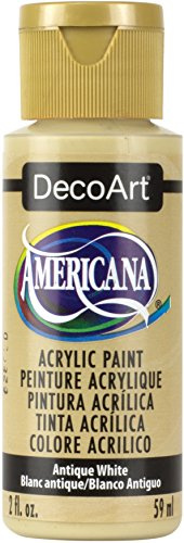 DecoArt Americana Acrylic Paint, 2-Ounce, Antique White