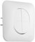 Schneider Electric Schneider Electric S260214 Double interrupteur ou va et vient 10 ampères Ovalis complet 250 V