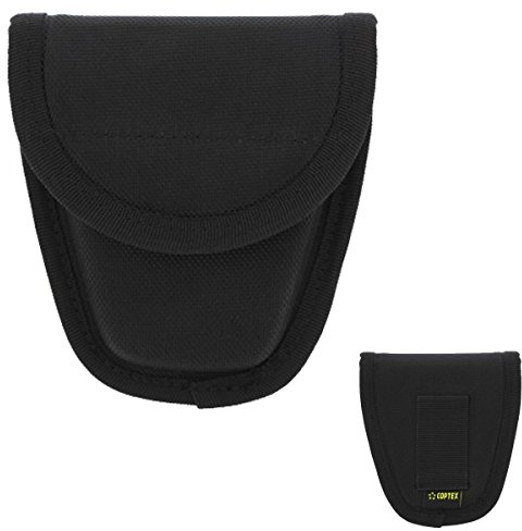 COPTEX Handschellenetui XXL aus Nylon professionellen Einsatz Polizei und Sicherheitdienste/Security Handschellentasche für alle gängigen Handschelle