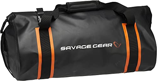 Savage Gear WP Rollup Boots- und Banksack - wasserdichte Roll-Up Tasche für Boots-, Kajak- und Bankangler, strapazierfähiges PVC 500D Tarpaulin - perfekt für Tagestouren 40L