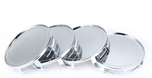C-FUNN 4Pcs 75Mm/69Mm Sliver Voiture Auto Roue Centre Moyeu Couvercle Cap pour Benz SLK Une Classe