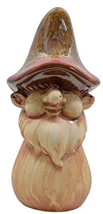 Unbekannt Pilz Wichtel Gnom Troll Garten Deko Skulptur Figur Statue Steinpilz Fliegenpilz