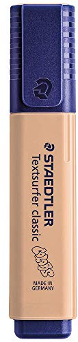 Staedtler Textmarker Textsurfer Classic Colors, Feiner Spitze, Schwarz, Marker, Buchstabendruck