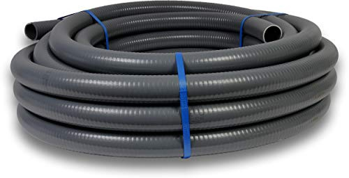 Paradies Pool PVC Schlauch Ø 63mm 25m Rolle Flex Spiralklebeschlauch Erdbeständig flexibel Druckschlauch Menge: 1 Rolle