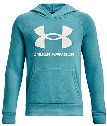 Under Armour Rival Big Logo Kapuzenpullover für Herren, Blau