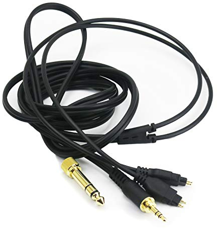 Replacement Audio Upgrade Cable Compatible with Sennheiser HD600, HD580, HD650, HD660S, HD58X, HD565, HD545, HD535, HD525, Massdrop HD6XX Headphones 3.1meters/10feet