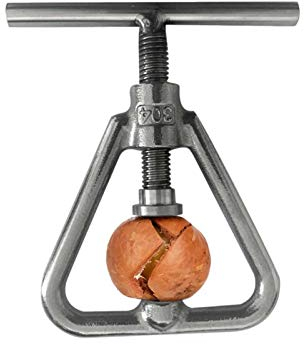 Casse Noix et Noisettes Professionnel Casse Noix en INOX Coupe Chataigne Pince Châtaignes pour Toutes Les Noix, Noix Noires, Noix de Macadamia, Noisettes, Amandes, Pacanes