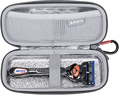 RLSOCO Tasche für Gillette ProGlide/Mach3/Fusion5/ProGlide Power Rasierer (Nur Tasche)