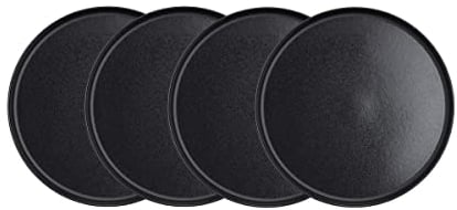 BUTLERS Teller Ø27cm 4er Teller Set CASA NOVA Steinzeug Geschirr | Speiseteller Dinnerteller Essteller Deko-Teller | Skandi-Design reaktive Glasur | Mikrowellen- & spülmaschinenfest