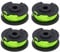 Bobine de coupe-bordure avec fil Compatible avec Tige filetée rac143,RLT36, RLT36C33, RLT36B33,2mm,Lot de 4