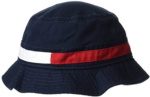 Tommy Hilfiger Herren Bucket Hat Schlapphut, Blau (Deep Sea), L/XL