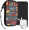 kwmobile Handytasche für Smartphones L - 6,5 - Neopren Handy Tasche Hülle Cover Case Schutzhülle - Bibliothek Motto Mehrfarbig - 16,5 x 8,9 cm Innenmaße