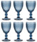 Bidasoa Blue Moon Set 6 Copas Vidrio 30cl