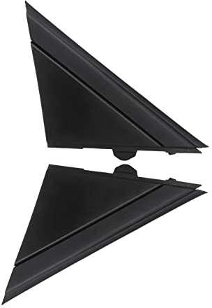 Saluaqui Paire de Coques de rétroviseurs extérieurs 1SH17KX7AA, Gauche et Droite, Noir Mat, décoratives, de Remplacement pour 500 2012-2017