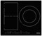 EDESA Placa EIM-6331 HT BQ B con biselado frontal Panel de control tipo Multi Slider Touch Selector de potencia individual con 9 niveles y Booster Selector de temporizador Ancho 59 cm Color Negro