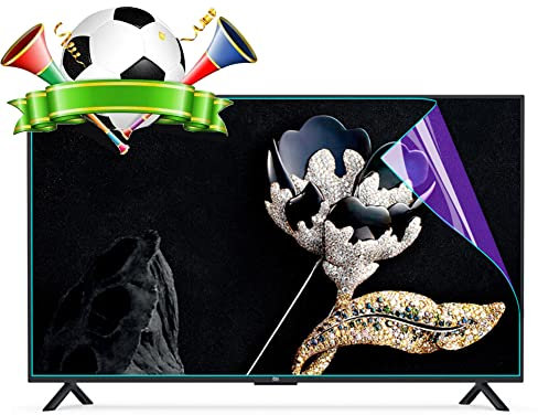 Protecteur d'écran TV mat anti-éblouissement - Panneau de protection d'écran anti-UV ultra clair/anti-reflet anti-lumière bleue pour moniteur de 75 à 85 pouces et écran incurvé ( 85inch 1902x1089mm)