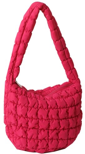 ASIEIT gesteppte Umhängetasche for Damen, gepolsterte Umhängetaschen, Wolken-Einkaufstasche, bauschige Tragetasche, Handtaschen for Arbeit, Reisen, Schule, Einkaufen