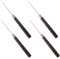 Gjinxi Wooden Handle Scratch Awl, Stainless Steel Ice Pick Punch Hole Tools with Wooden Handle Scratch for Broken, DIY Handmade Pin Punching Tool for Sewing Crafting Leather Perforating Needle