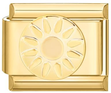 Greenyre Italian charm bracelet gold 9mm Italian Charms,DIY Abnehmbar Module für Italienische Armbänder,Italian Style Charms für Damen Herren Kinder Jungen Mädchen