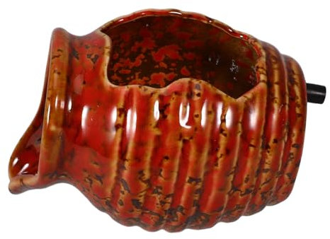 Milisten Zirkulierendes Wasser Tontopf Wasserspiel Krug Innenwasserspiel Aquariumbrunnen Hydroponische Vase Gartenbrunnen Schwimmender Brunnen Aquariumdekorationen Teich Riesige