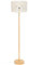 PEGANE Lampadaire Enfant en Bois Coloris Naturel et Acier - diamètre 36 x Hauteur 152 cm