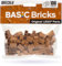 Lego Mauersteine Medium Nougat 1x2 (100 Stück) – Einzelne Lego Steine Braun für Deine Lego Wand, Braune Bausteine für Deine Lego Burg oder City | Basic Bricks (98283)