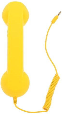 SHINEOFI Vintage Für Universal-telefon 3 5 Mm Klinke Retro-telefon-headset Elegantes Gelbes Design
