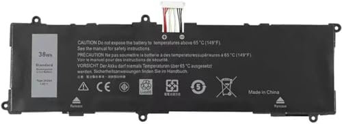 2H2G4 Laptop-Akku, kompatibel mit Dell Venue 11 Pro 7140 Tablet Series Notebook HFRC3 2217-2548 21CP5/63/105, 7,4 V, 38 Wh, 2 Zellen